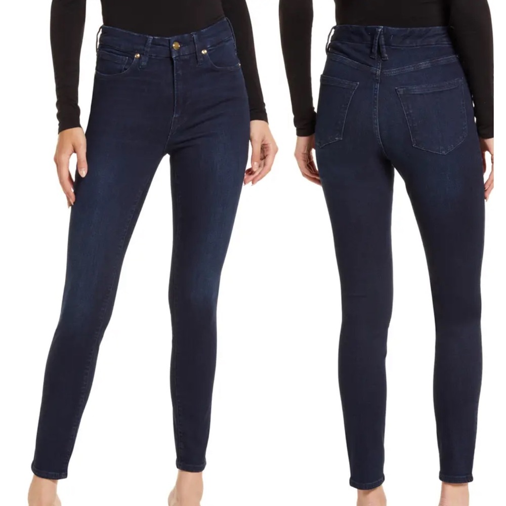 Good American Good Legs Skinny Jeans Blue 224
